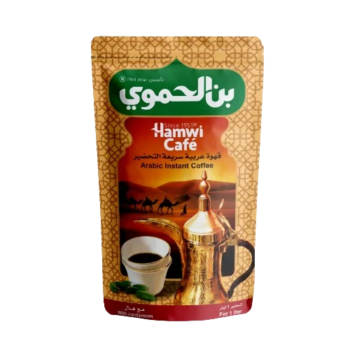 Hamwi Arabic instant with cardamom Coffee 4x12St قهوة عربية سريعة التحضير الحموي