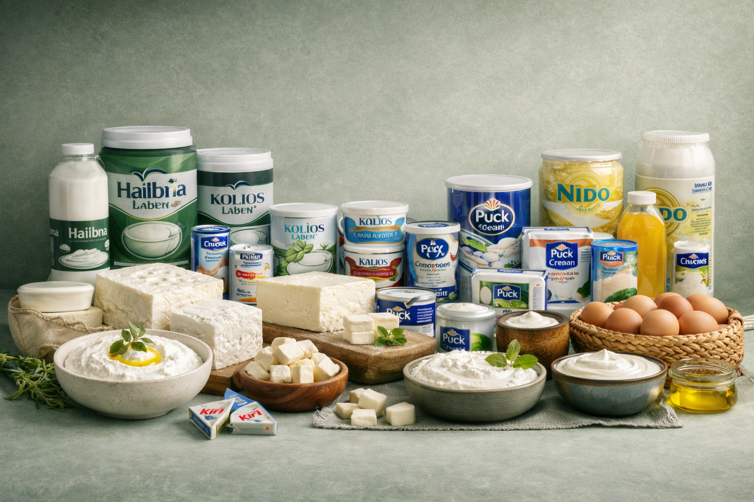 الألبان والأجبان