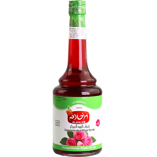 Al Ahlam Rose Syrup 6x600ml  شراب الورد الأحلام