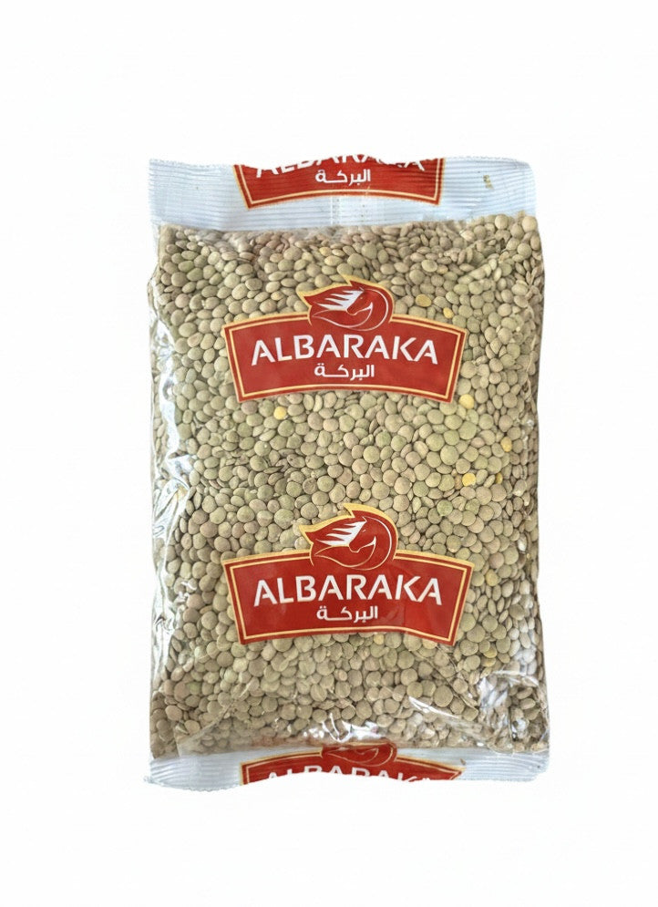 Al Sabah Green Lentils 12x900gr  عدس أخضر الصباح