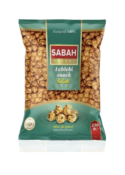 Al Sabah Roasted Chickpeas 24x250gr  قضامة محمصة الصباح