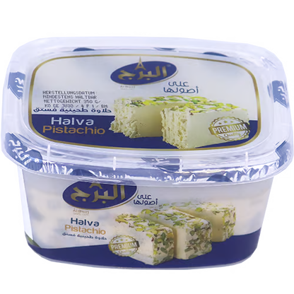 Alburj Halawa Pistache 12x350gr  حلاوة البرج فستق عادي