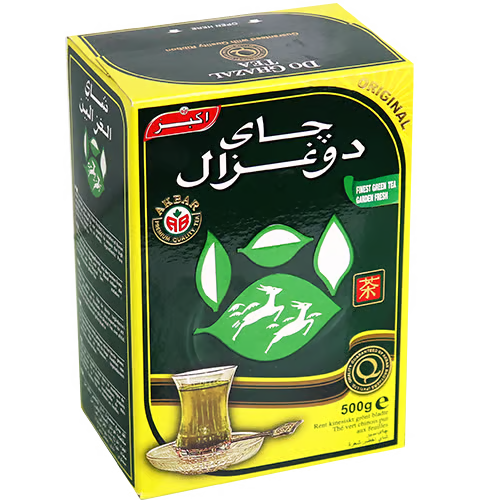 Alghazaleen Green Tea 12x500gr  شاي اخضر الغزالين