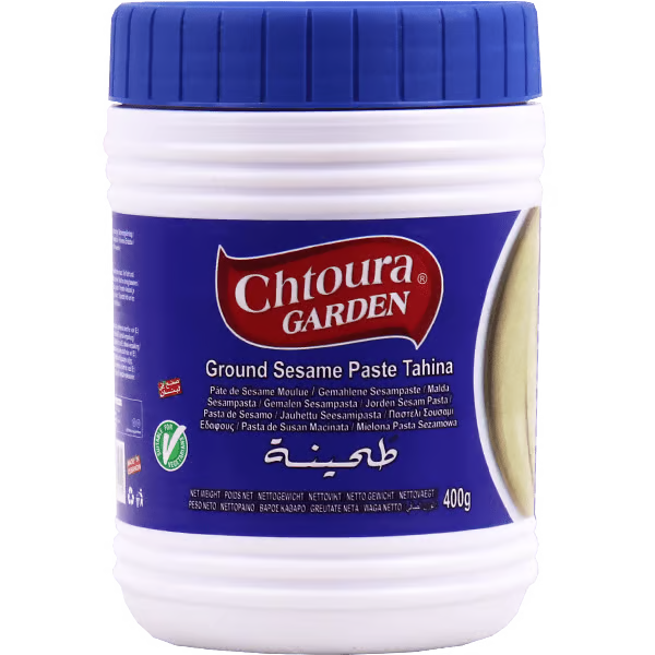 Chtoura Garden Sesame Paste Tahina 12x400gr  طحينة شتورا