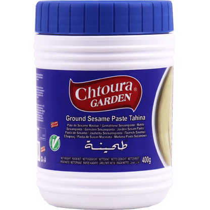 Chtoura Garden Sesame Paste Tahina 12x400gr  طحينة شتورا