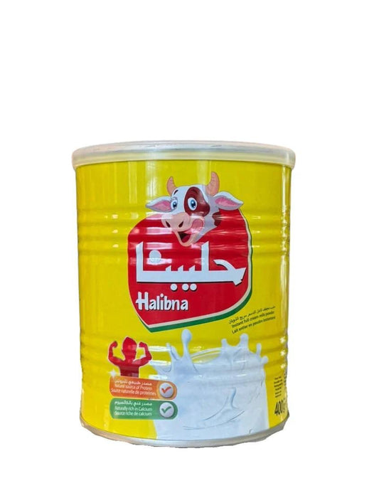 Halibna Evaporated Milk Can 24x400gr  حليبنا حليب بودرة تنك