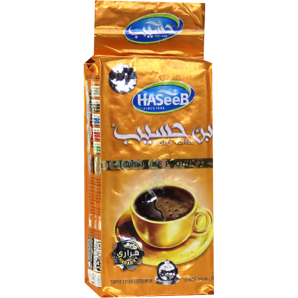 Haseeb Coffee Gold 25x200gr  قهوة حسيب ذهبية