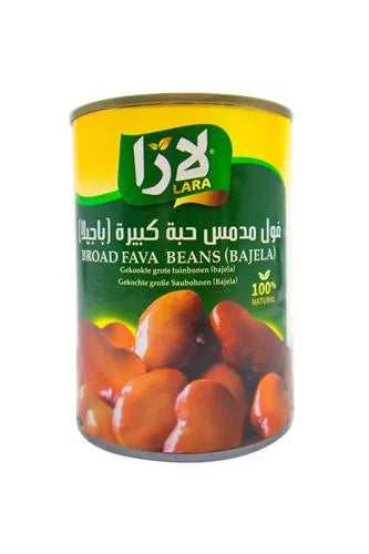 Lara Bajela Fava Beans Foul Medammas 24x400gr  فول مدمس حبة كبيرة باجيلا لارا