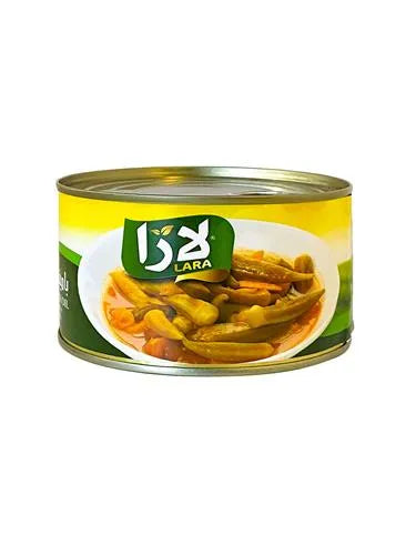 Lara LB Bamia Okra Met Olie 12x400gr  بامية مطبوخة بالزيت لارا