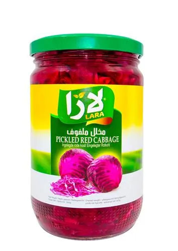 Lara Pickled Red Cabbage 12x660gr  مخلل ملفوف لارا