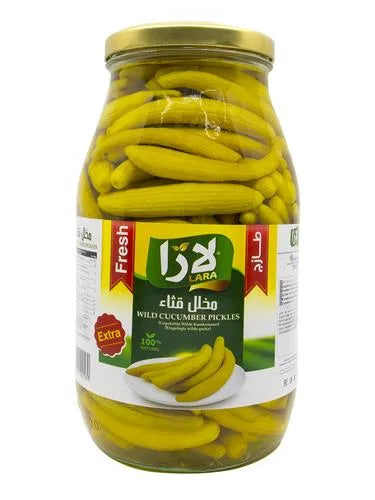 Lara Pickled Wild Cucumber Extra Fresh 4x1800gr  مخلل قتة كبير لارا