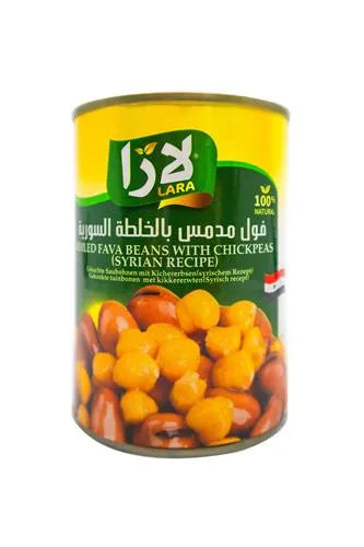 Lara Syrian Fava Beans Foul Medammas 24x400gr  فول خلطة سورية لارا