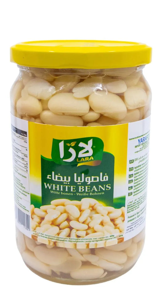Lara White Beans 12x650gr  فاصوليا بيضا لارا