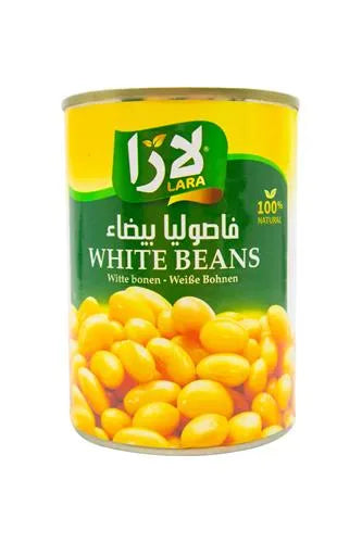Lara White Beans 24x400gr  فاصوليا بيضا لارا
