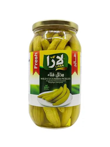 Lara Wild Cucumber Pickles Medium 12x650gr  مخلل قتة وسط لارا