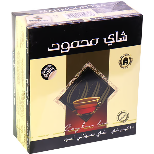 Mahmood Black Tea Bags (100x2gr) 18x  شاي محمود اسود ظرف