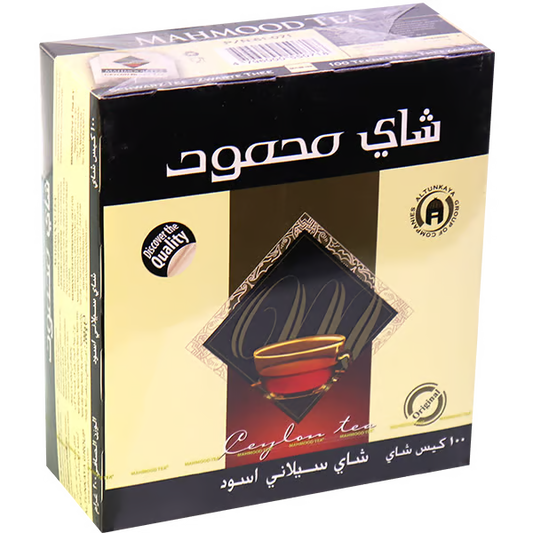 Mahmood Black Tea Bags (100x2gr) 18x  شاي محمود اسود ظرف