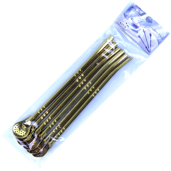 Matta Spoons 6x  مصاصات متة ربطة