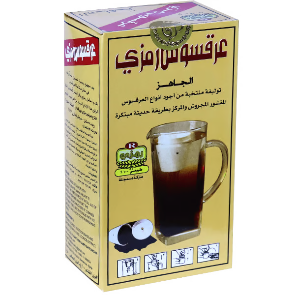 Ramzy Liquorice 24x200gr  عرق سوس رمزي مع مصفاية